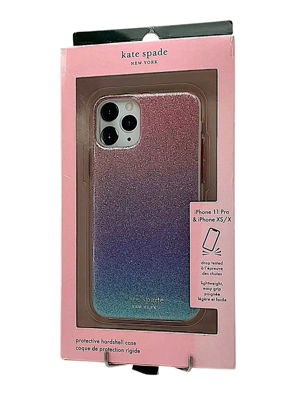 Kate Spade New York Glitter Ombré iPhone 11 Pro / XS / X Hardshell Case NIB